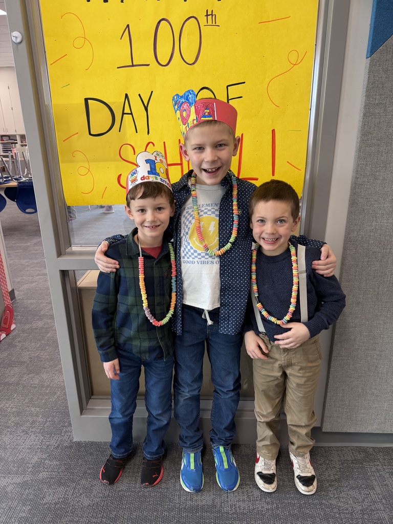 First Graders in Mrs. Meyer's class celebrated the 100th day of school by making necklaces out of 100 fruit loops. We worked on counting by tens and using ten frames! 