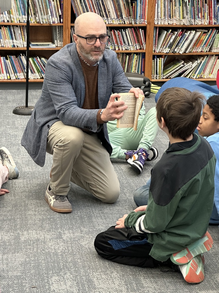 To kick off I Love to Read Month, magician Michael Callahan performed for students K-5. There’s a Surprise in Every Book!
