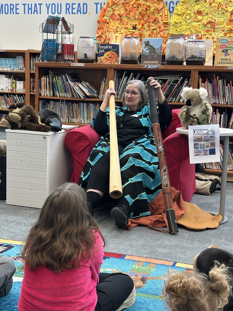 Ms. Nancy was back this week! Students enjoyed helping to tell stories from Australia and even learned about the didgeridoo. Storytelling with Ms. Nancy is made possible by H.A.V.E.
