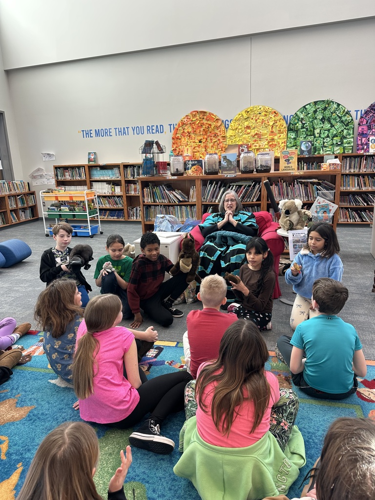 Ms. Nancy was back this week! Students enjoyed helping to tell stories from Australia and even learned about the didgeridoo. Storytelling with Ms. Nancy is made possible by H.A.V.E.