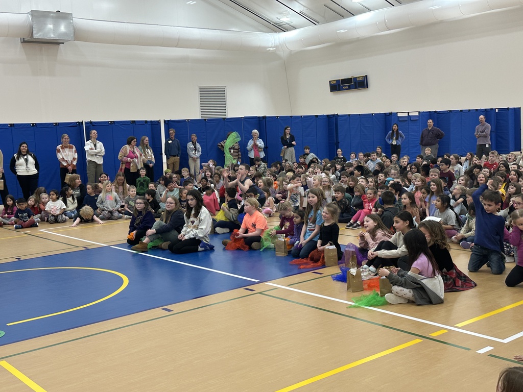 "Reading is Full of Surprises" was the theme this year at LSH Elementary as we celebrated I Love To Read Month! We had a surprise visit from Julie Gassman, a local author from St. Peter. Michael Callahan, a local magician, shared his magic tricks with K-5 earlier this month. Our grand celebration took place March 2 with a surprise visit from a local juggler, Adam St. Pierre! Students learned that reading can take us many places and we can learn many tricks when reading! Top readers from each class received some wonderful prizes. The Bar and Grill donated a free personal pan pizza. 300 Club donated a free game of bowling. Each top reader received a token to use in our new book vending machine that was donated from Le Sueur Rotary Club. A BIG SHOUT OUT to The Bar and Grill, 300 Club, and Le Sueur Rotary Club for all your support and generous donations. Congratulations to all our readers - Keep on reading and enjoying the surprises!
