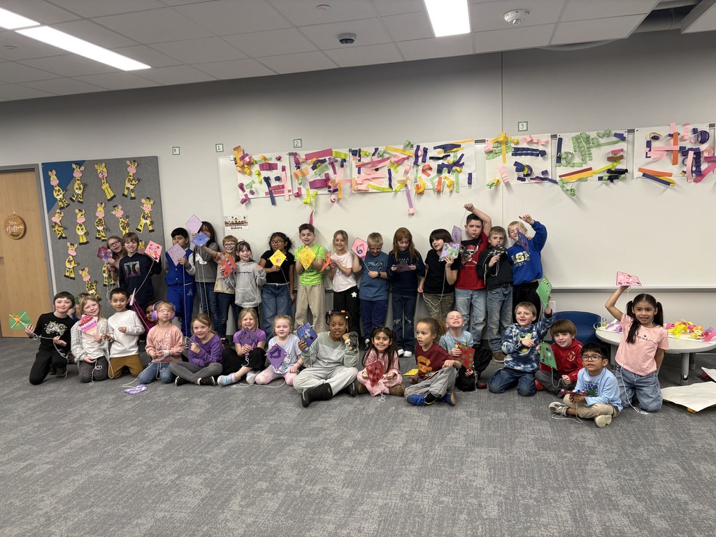 On Friday, Ms. Eischens’ second graders and Mrs. Floersch’s kindergarteners came together for a special buddy activity to build kites! The older students did an amazing job guiding and encouraging their kindergarten partners, showing patience, kindness, and leadership every step of the way. Together, they carefully designed and created their kites, helping one another and celebrating each little success along the way. There were so many smiles, laughs, and proud moments as their creations started to come to life. It was so fun to see friendships grow and teamwork shine between the two classes! We couldn’t have asked for a better way to welcome the first day of spring than by collaborating, creating, and making such sweet memories together. 🌸🪁💛