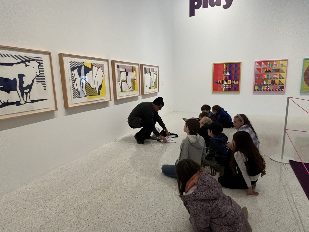 4th graders went to the Walker Arts Center and Sculpture Garden today connecting to their art curriculum. Special shout out to HAVE grants for making this happen!