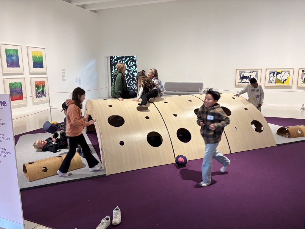 4th graders went to the Walker Arts Center and Sculpture Garden today connecting to their art curriculum. Special shout out to HAVE grants for making this happen!