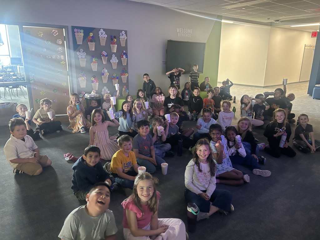 “Our first graders had the opportunity to watch a movie and enjoy the foods featured in it! We watched “Cloudy with a Chance of Meatballs” while snacking on Swedish fish, jello, gummy bears, pancakes, and spaghetti and meatballs. Such a fun and memorable way to celebrate the end of the school year!”