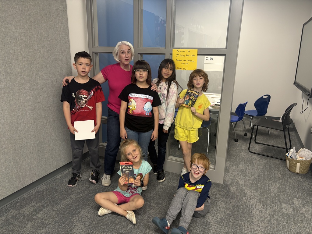 Thank you to Judy Sunderman and Janelle Bardon for working with our second graders in Book Clubs this year. The students LOVED the weekly meetings and discussing books. Thank you ladies for giving a great enrichment opportunity for our students.
