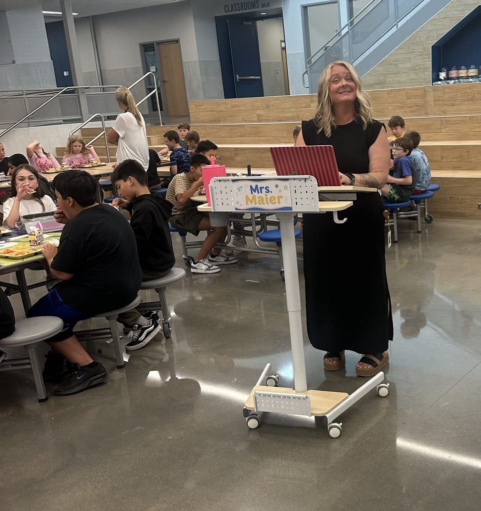 We love our mobile principal at LSH Elementary! Mrs. Maier is always on the move and ready to bring her office wherever our students are! 💙💛