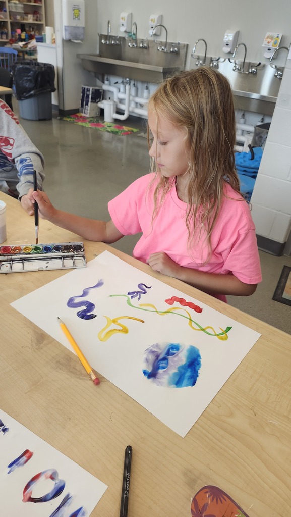 3rd Graders get ready for their fied trip to the Carnegie Arts Center in Mankato by exploring wet on wet and dry brush. The students will see a watercolor exhibit by artist, Suyao Tian and then go on the city sculpture walk. 