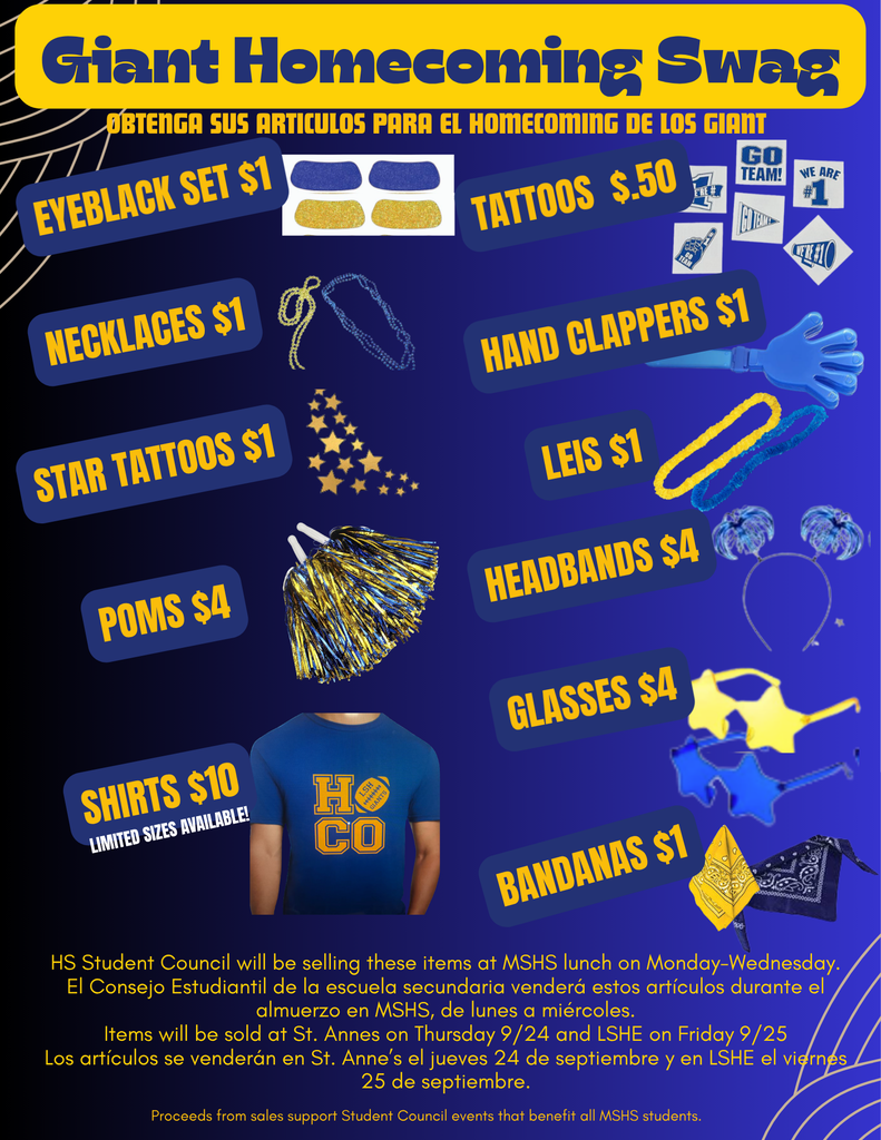 Homecoming Swag Flyer