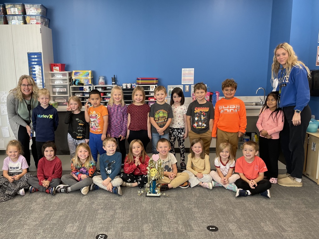 The kindness award made its way to Mrs. Tesch's Room.