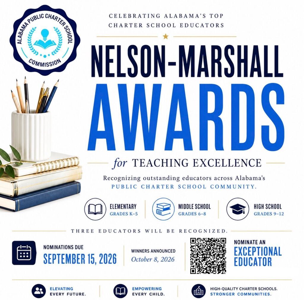 Nelson-Marshall Educator Award Alabama Public Charter School Commission