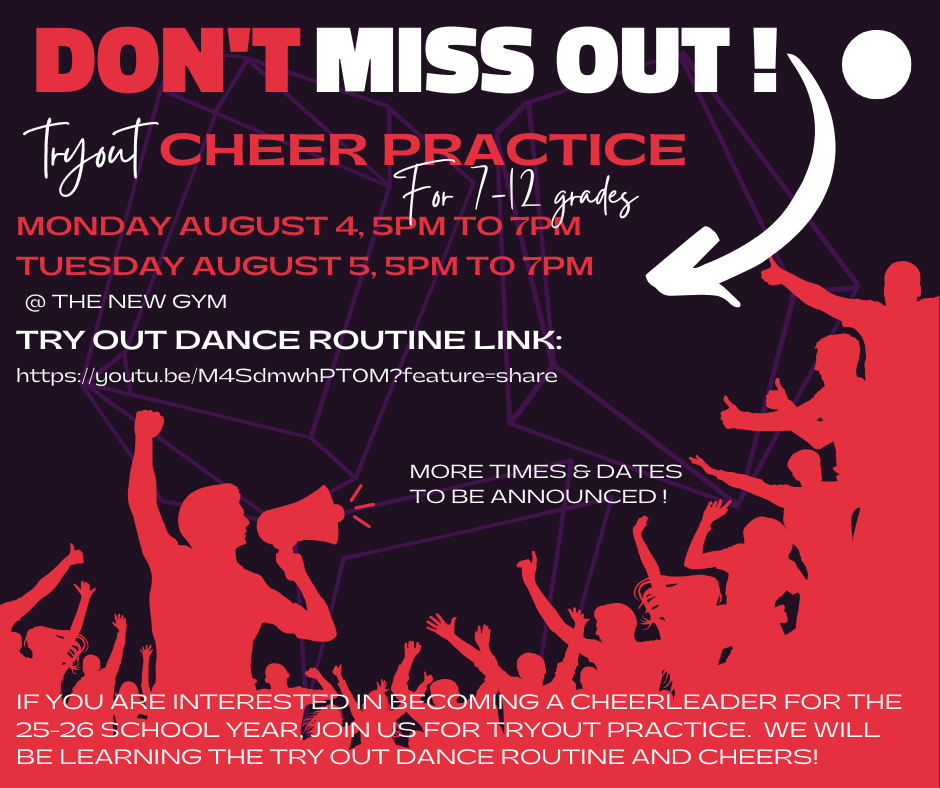 Cheer Tryout Practice