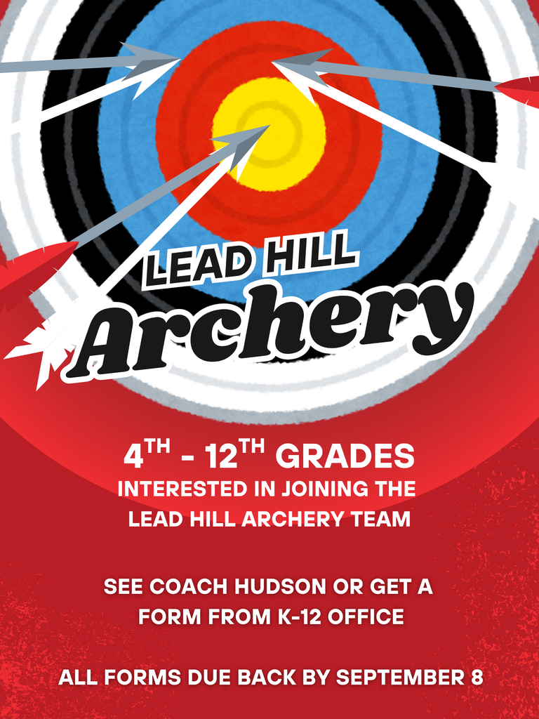 Archery Sign Up Forms Due September 8