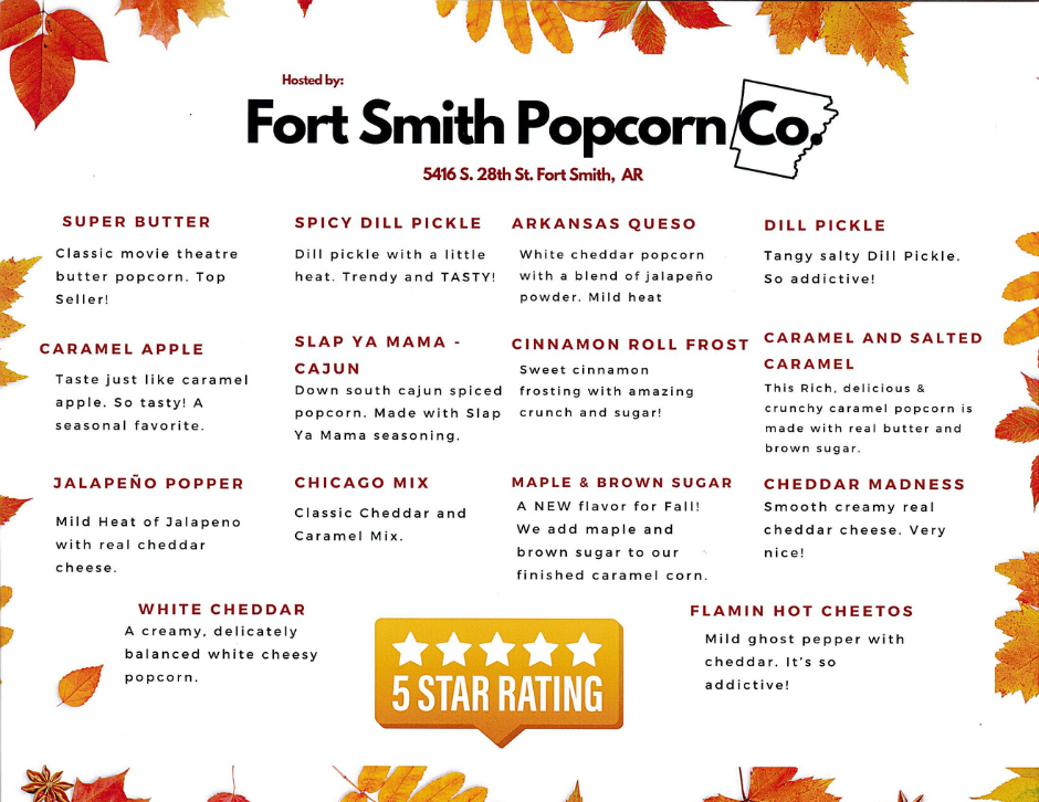 Popcorn Flavor List