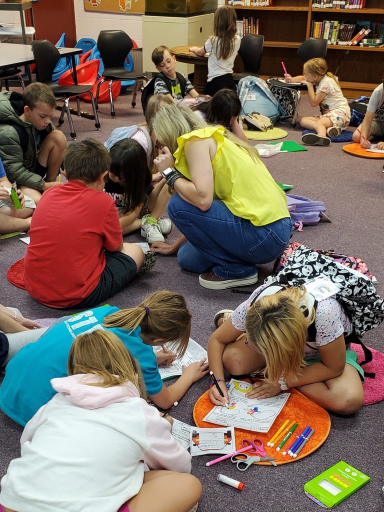 3rd Grade lesson with counselor, Mrs. Clary