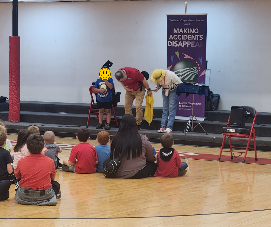 Making Accidents Disappear assembly for K-6 students.