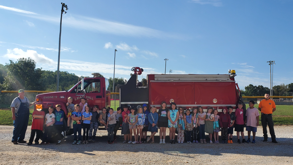 3rd Grade at the Fire Safety Visit!