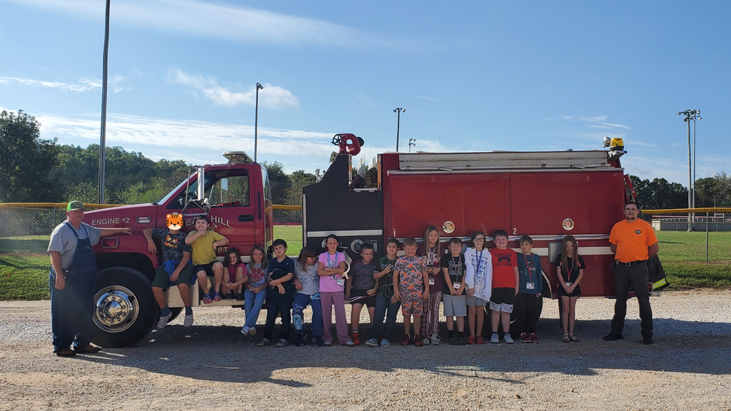 4th Grade at the Fire Safety Visit!