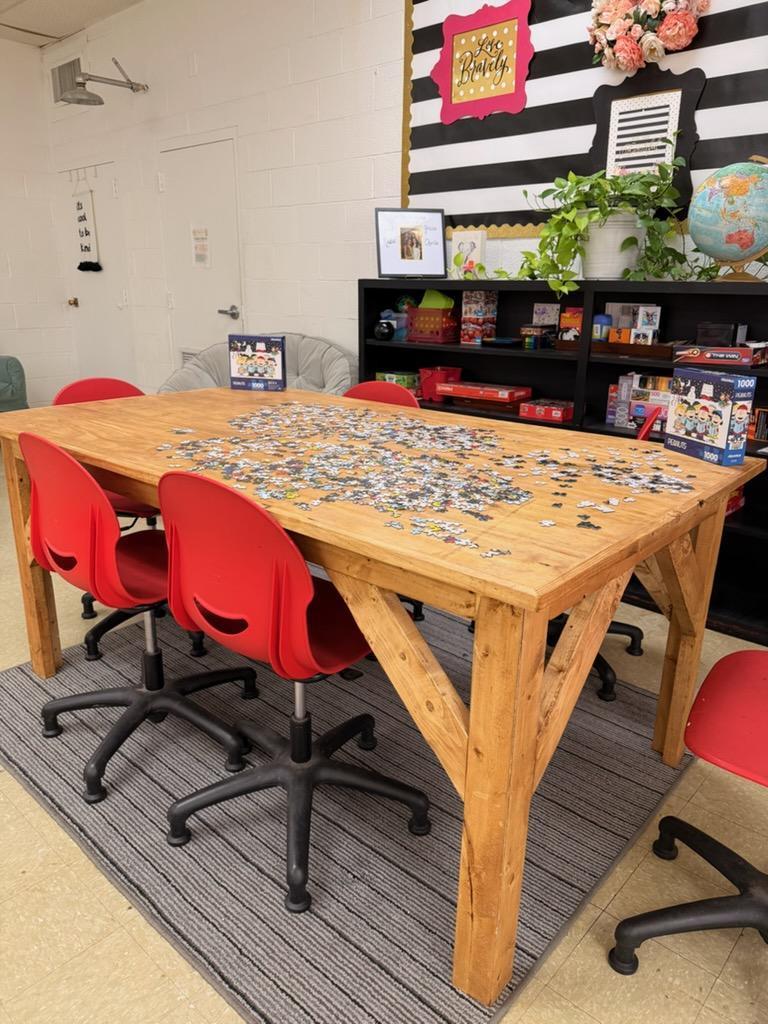 Table built by Lead Hill Ag Department