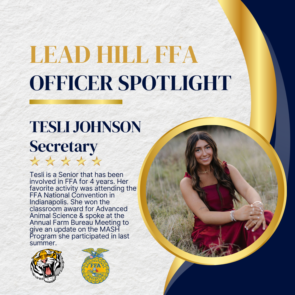 FFA Officer Spotlight - Tesli