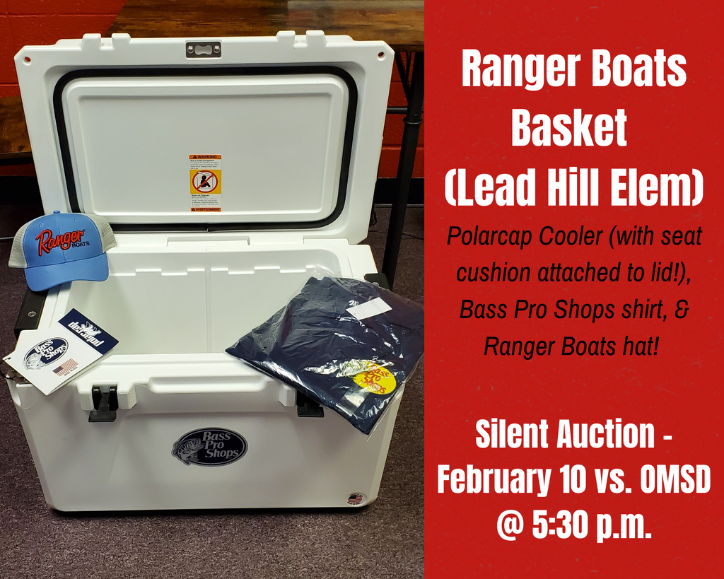 Ranger Boats Basket for Lead Hill Elementary