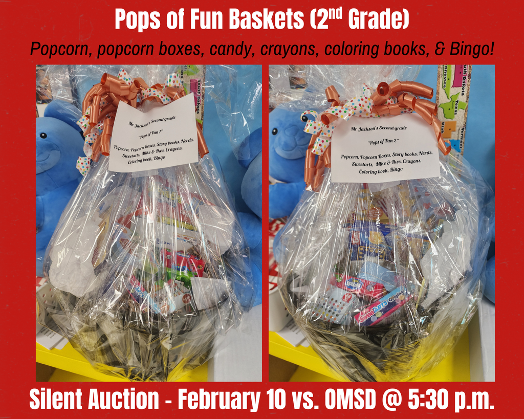 Pops of Fun Baskets for Mr. Jackson's 2nd grade