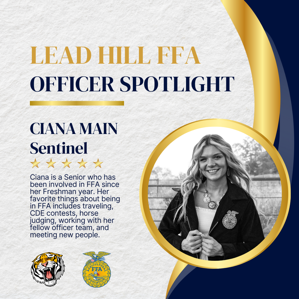 FFA Officer Spotlight - Ciana Main