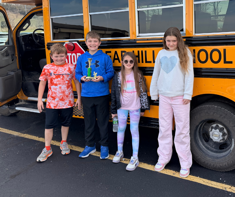 Students competed in the 3rd-6th grade OUR Coop Spring Chess tournament yesterday.  Our 3rd-4th grade Team won 3rd place! Great job, Tigers!!
