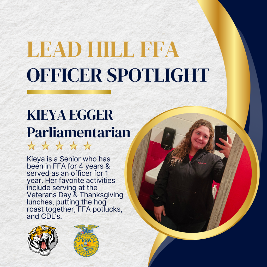 FFA Officer Spotlight - Kieya 