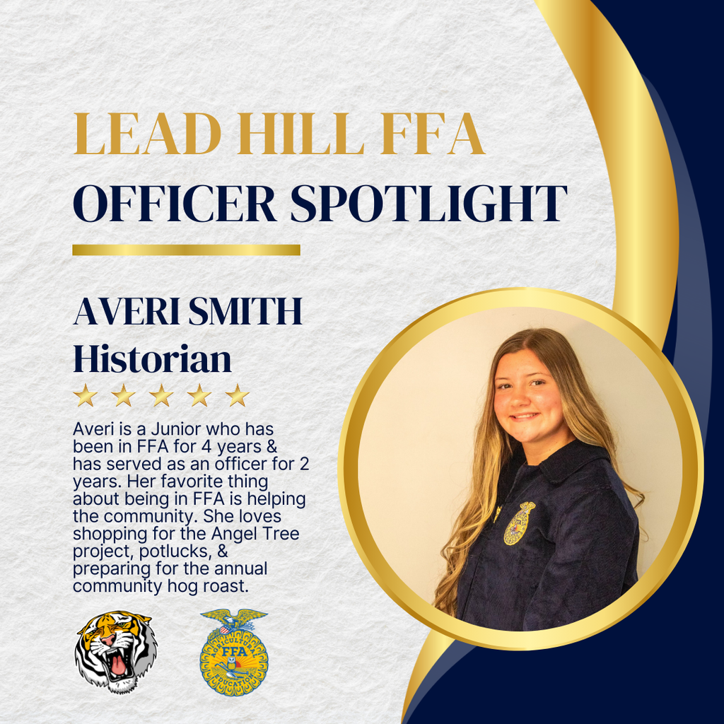 Lead Hill FFA Officer Spotlight: Averi Smith