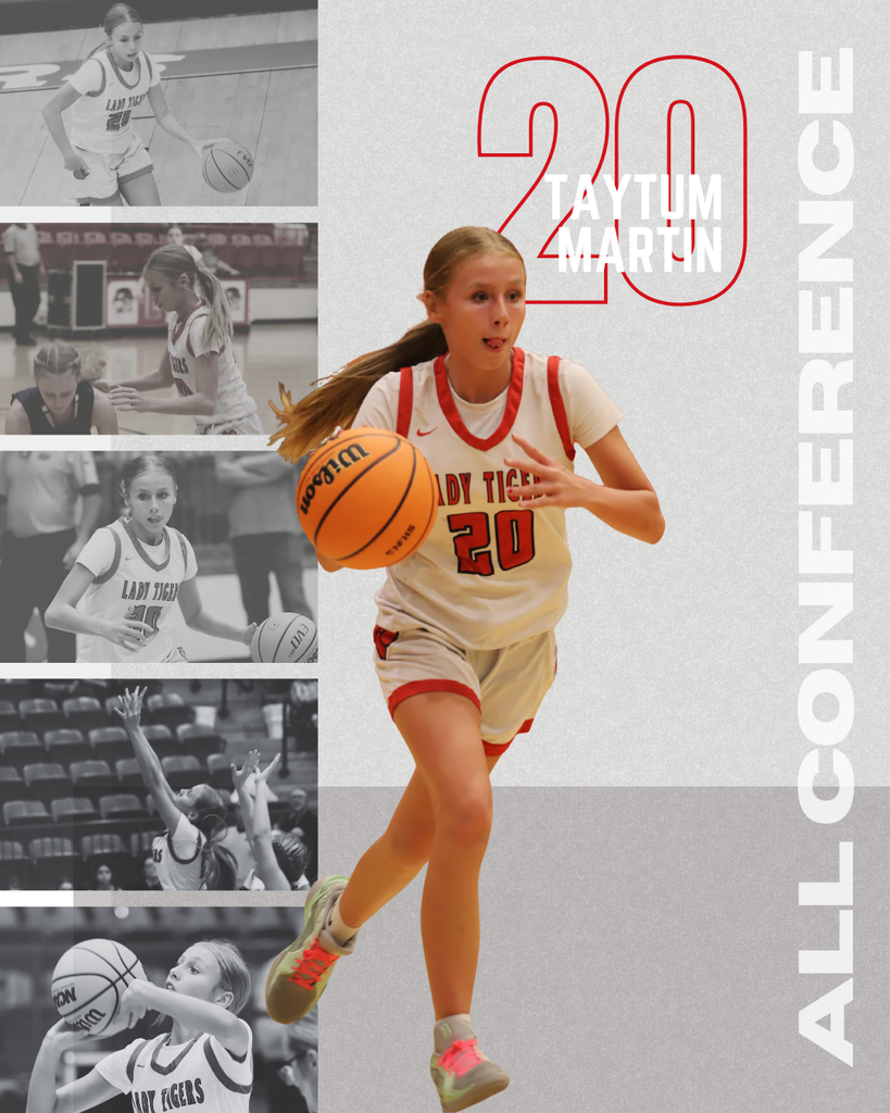 Congratulations to our following Junior High Boys and Junior High Girls who were voted All Conference!  Way to go, Tigers!!