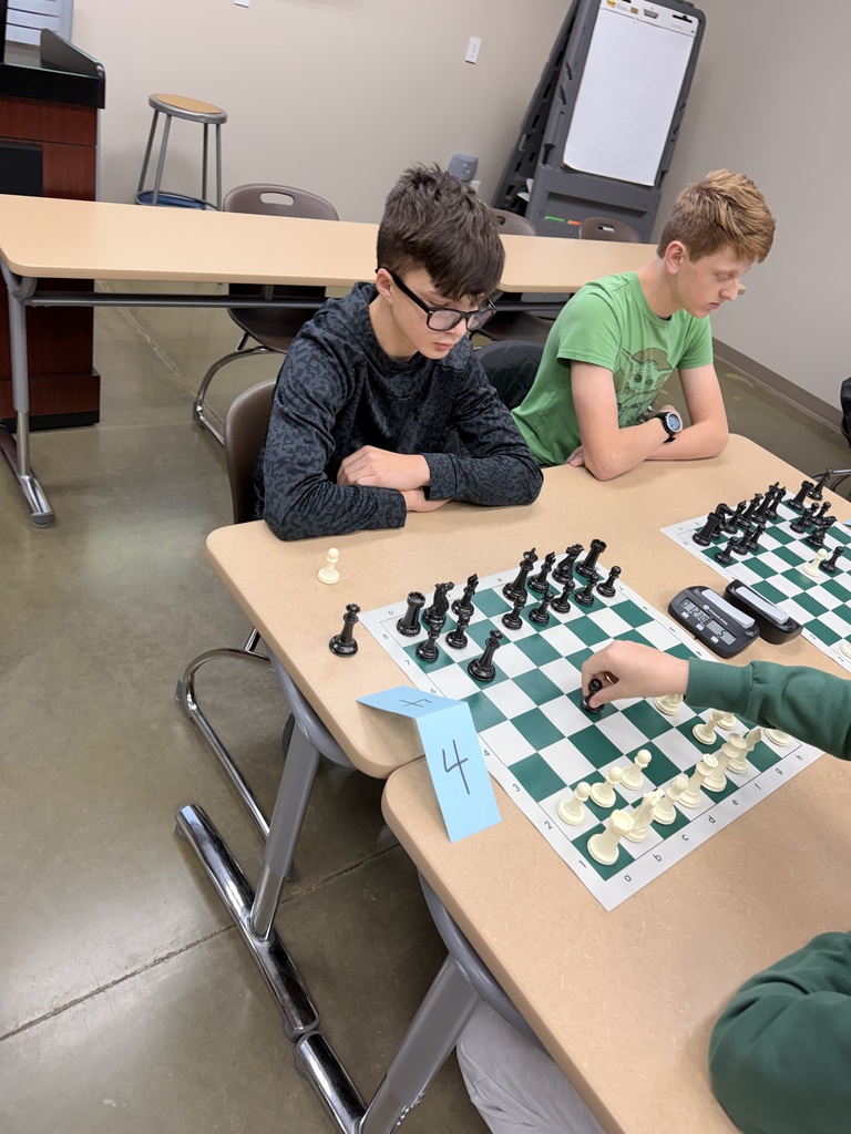 We attended the Junior and Senior High Chess Tournament at the OUR Coop today.  Our students had a great time and were very competitive!!