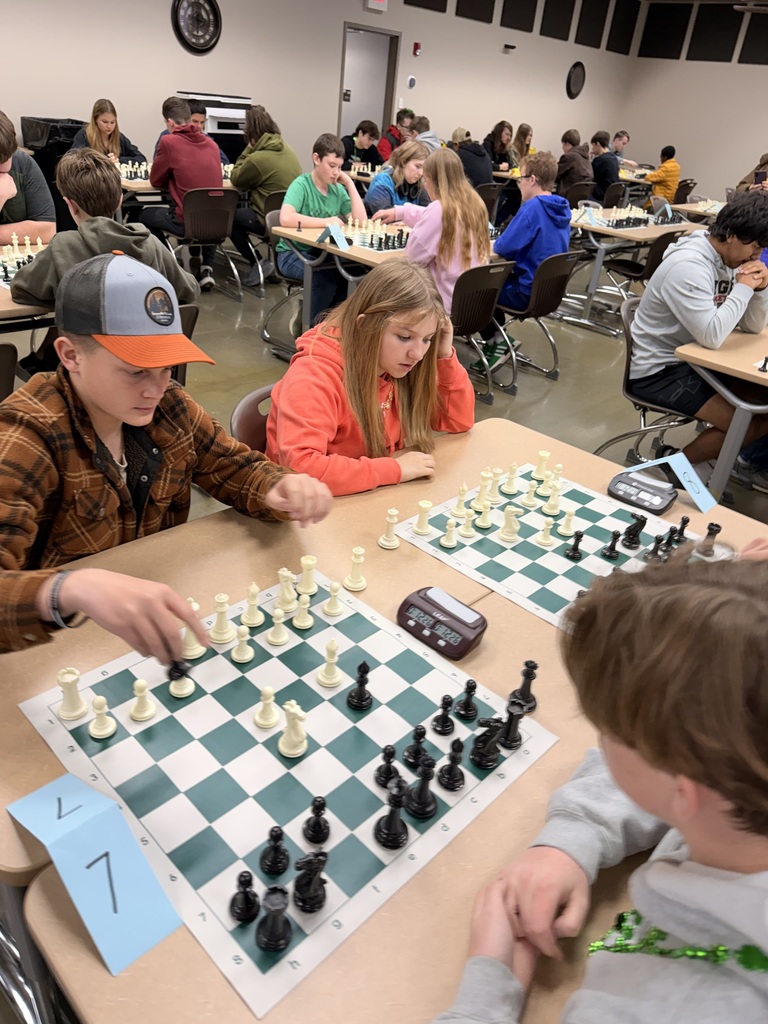 We attended the Junior and Senior High Chess Tournament at the OUR Coop today.  Our students had a great time and were very competitive!!