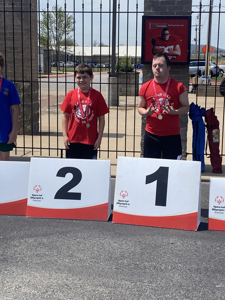 Our Special Olympics team competed in the Track & Field event at Harrison yesterday. We are so proud of these athletes and their hard work! Go Tigers!! 