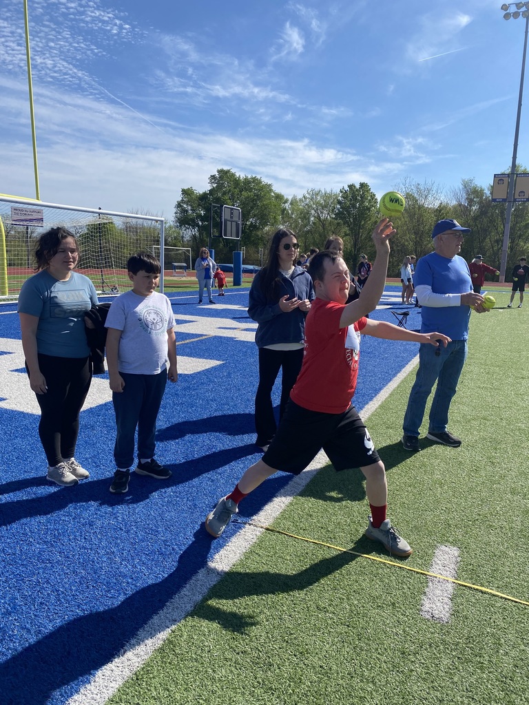 Our Special Olympics team competed in the Track & Field event at Harrison yesterday. We are so proud of these athletes and their hard work! Go Tigers!! 