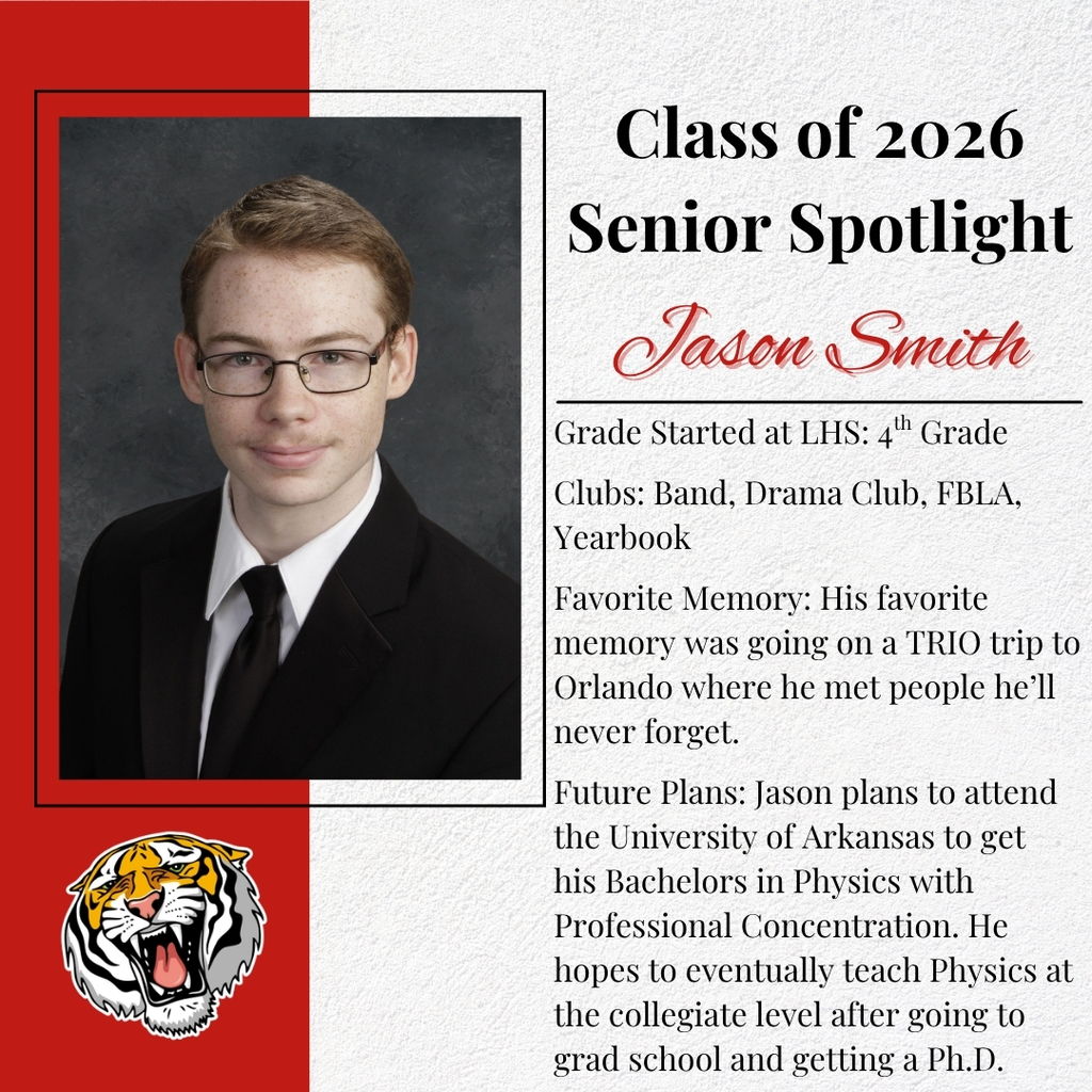 Class of 2026 Senior Spotlights: Jason Smith❤️🎓🤍