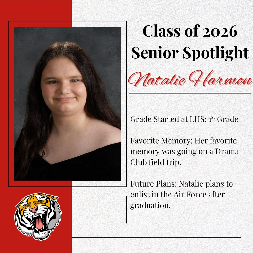 Class of 2026 Senior Spotlights: Natalie Harmon ❤️🎓🤍 