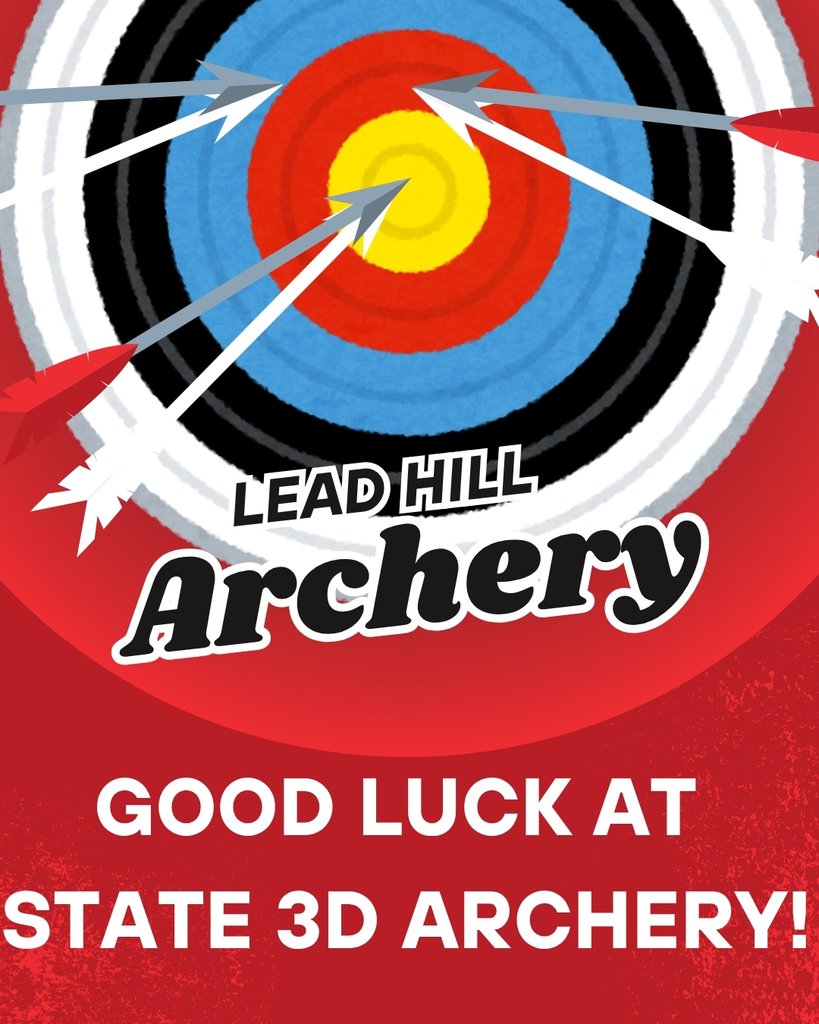 Good luck to the archers representing the Lead Hill Archery Team in the State 3D Archery Tournament at Pangburn High School today! Go Tigers!!