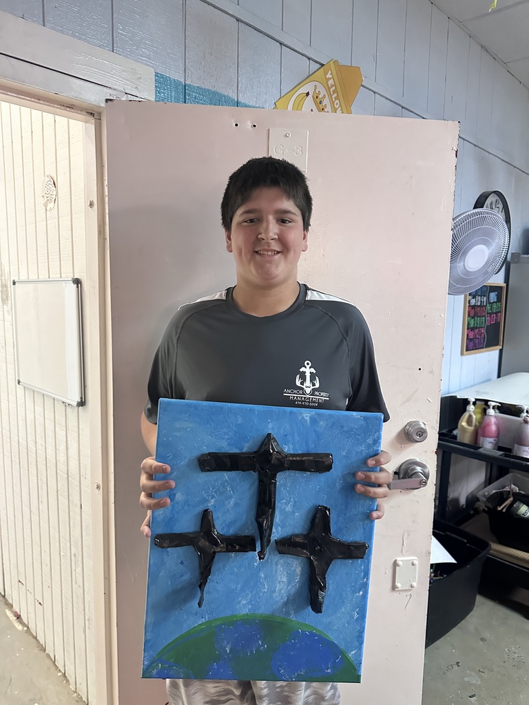 Levi Mistler - VFW Art Contest 7th-8th Grade 3D 2nd Place