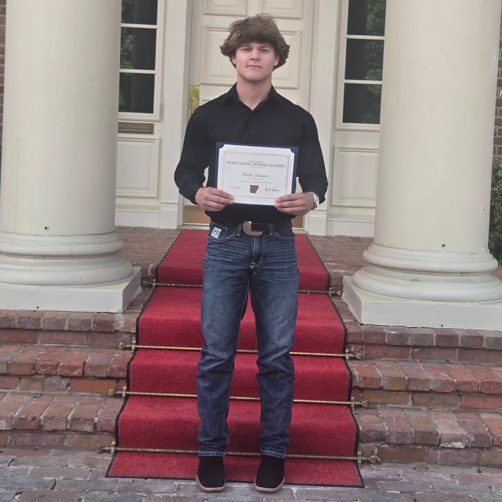 Tesli and Coda at Arkansas Governor's Scholastic Honors Day