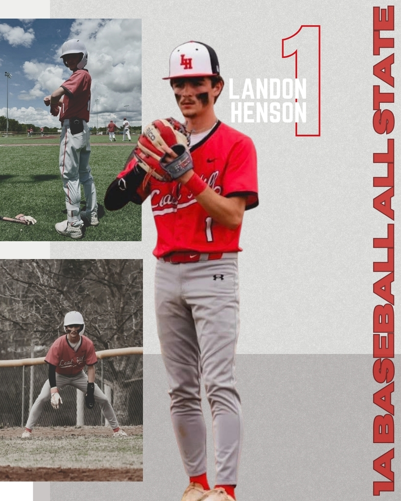 Congratulations to Landon Henson for being selected 1A Baseball All State! 