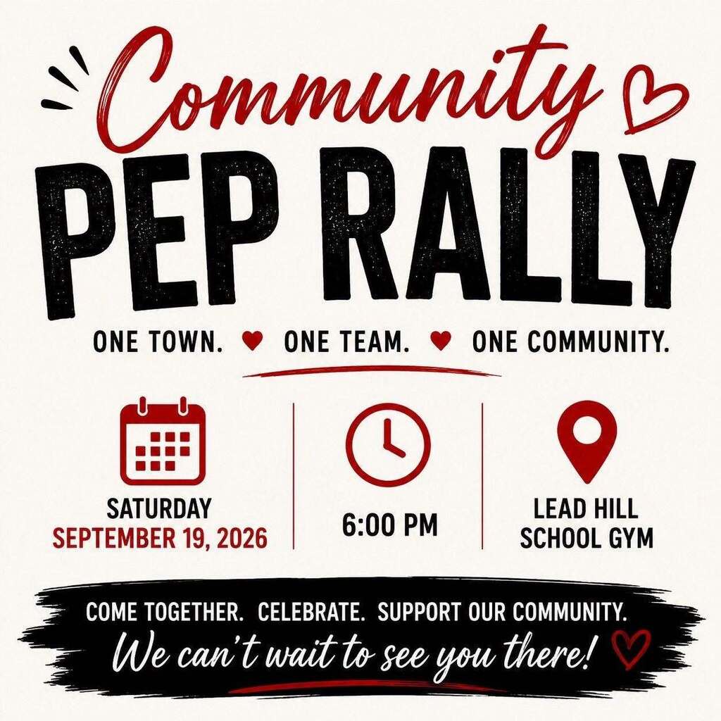 Community Pep Rally September 19 at 6pm