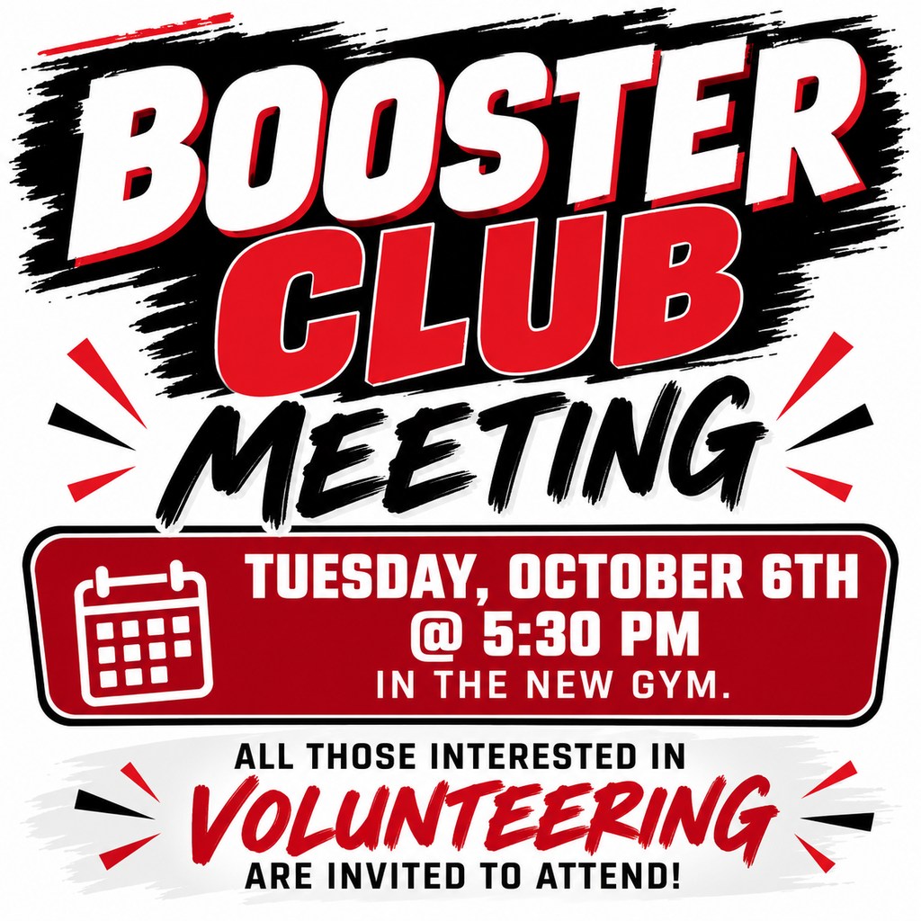If you're interested in joining the Lead Hill Booster Club, you're invited to attend the meeting on Tuesday, October 6th at 5:30 p.m. in the New Gym. We look forward to seeing you there!