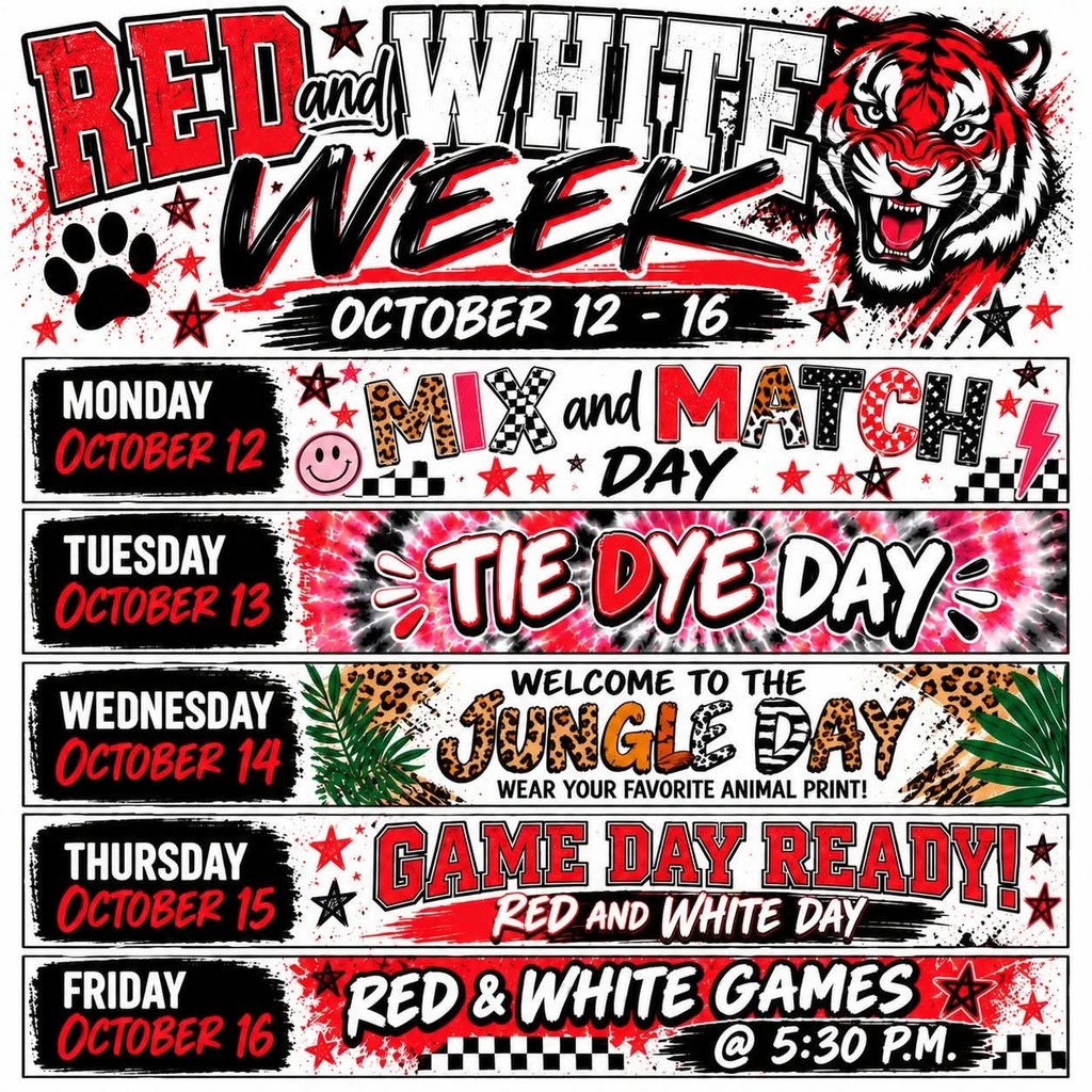 Red & WHITE Week