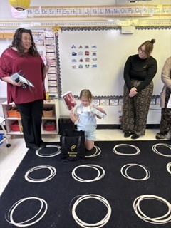 Congratulations to Cady Spillman for being selected for the Equity Bank Back to School Drawing Contest! Thank you to Equity Bank for presenting her a certificate, supplies for her class, and providing a financial literacy lesson for her class! Great job, Cady!!