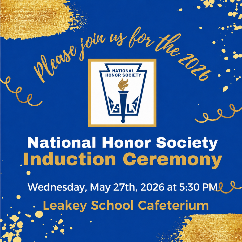 National Honor Society Induction Ceremony May 27, 2026 at 5:30 pm