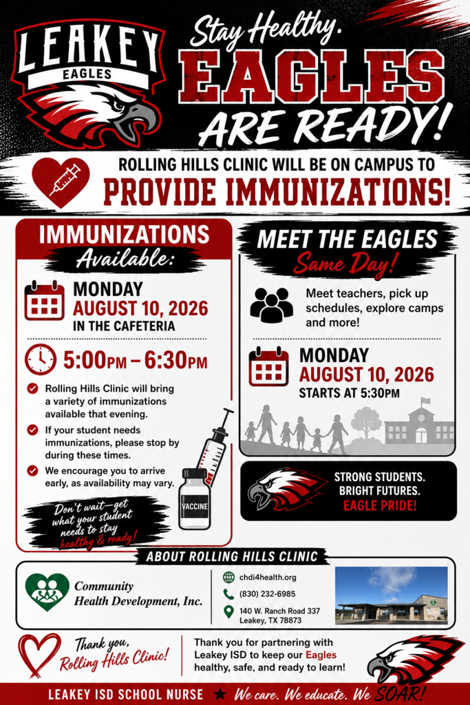 Leakey ISD Immunizations