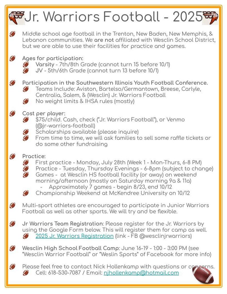 Football info