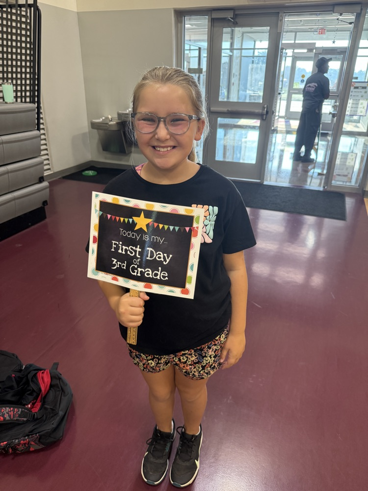 Another 3rd grader in the gym