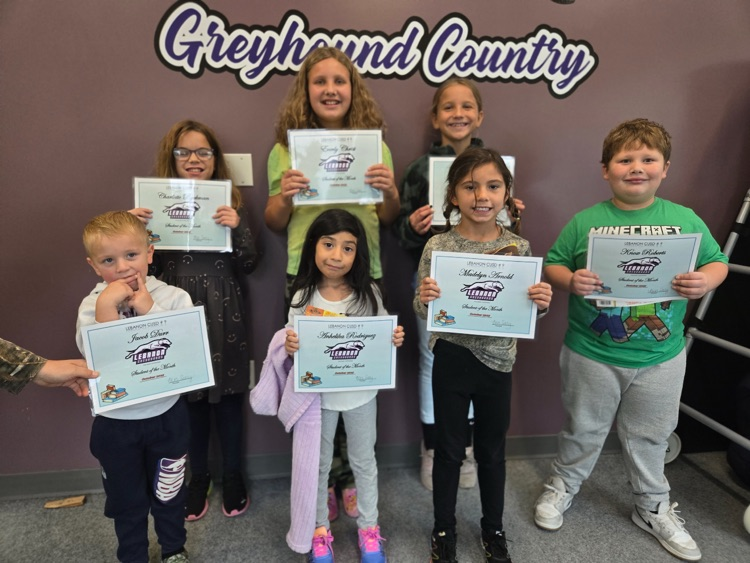 October Students of the Month
